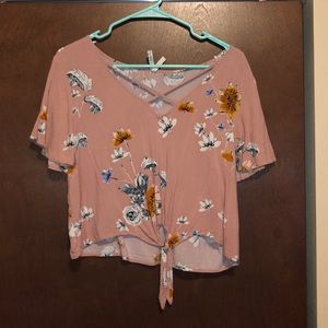 Floral crop top!